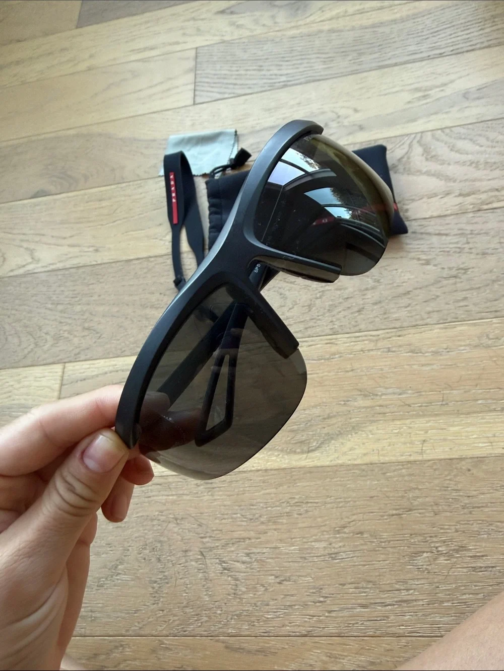 Prada Linea Rossa PS A02S 1BO5S0 Nero Opaco / Ardesia Lens 96-10-130